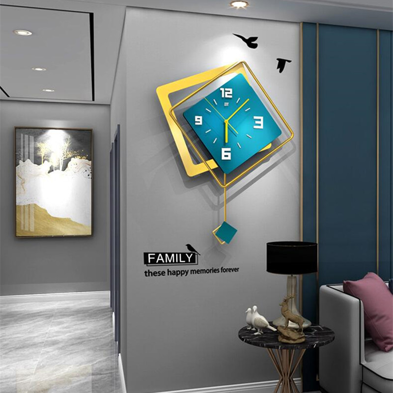 Luxury Lifestyle Homes - 3D-часы в скандинавском стиле, квадратные, настенные,