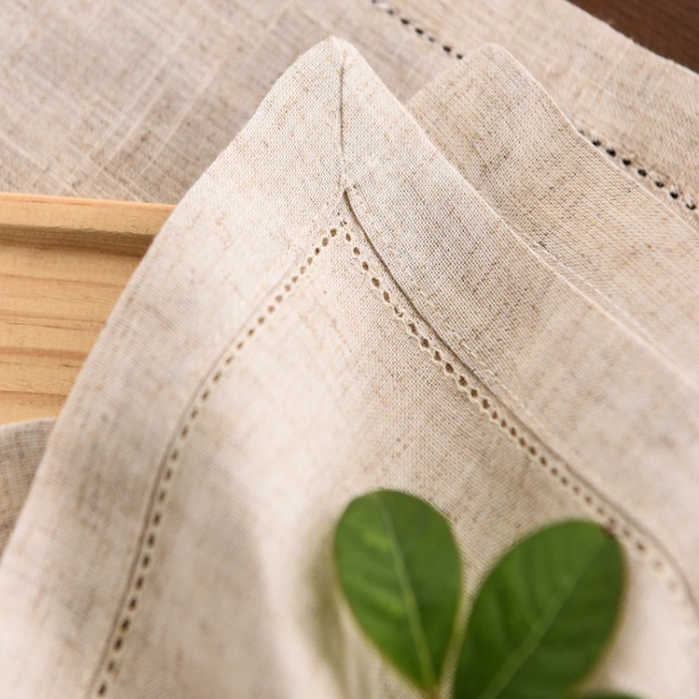 1/5/10 шт. льняных салфеток цв – обзор и цена Linen Napkin Set